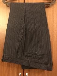 göy rəngli kişi cemperləri: Kostyum 52 razmer(italiya istehsali) yaxsi veziyetdedir(Baqozza) tund — 2