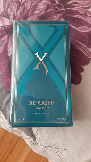 Şəxsi əşyalar: Xerjoff Erba Pura Eau de Parfum – 50 ml (1.7 fl.oz).evda 1eded oldugu — 1