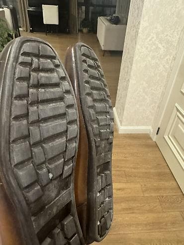 Dəri loafer ayaqqabı 41,5 ölçü - Material: təbii dəri üstlük, dəri — 2
