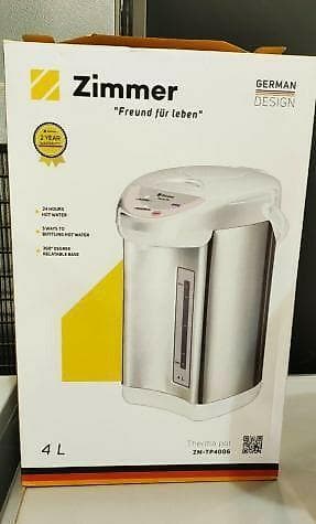 Samovar termopot Zimmer German design 4 litr su tutumlu Termostatli 24 — 7