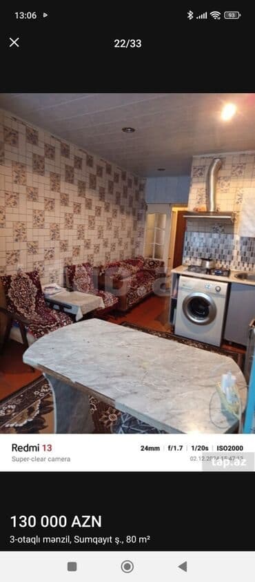 сумгаит купить квартиру: Sumqayıt, 3 otaqlı, Köhnə tikili, 80 kv. m — 6