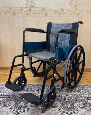 Mexaniki əlil arabası - Korpus: möhkəm metal çərçivə, qara rəng -