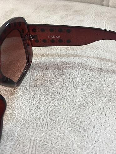 optik eynək: MANGO qadın gün eynəyi - Rəng: tünd qəhvəyi (tortoise effektli — 5