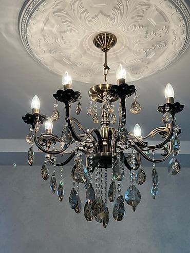 lan: Çılçıraq, 8 lampa, Metal — 1