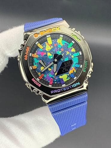 g shock: CASIO G‑SHOCK kolleksiyası – rəngarəng və funksional idman saatları — 7