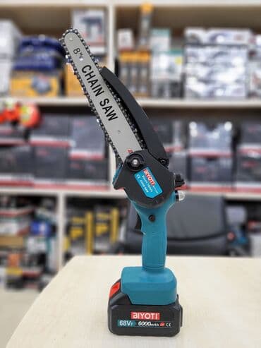 rəsim seti: 🌴Batareyalı Mişar🌴 68 V 6 Amper gücündə super əl mişarı .Rəsmi zavod — 1