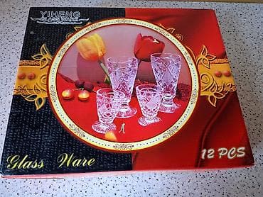 desert qasigi: Qədəhlər, Şüşə, 12 ədədli dəst — 5