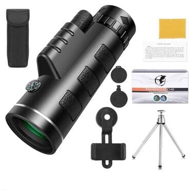 сверхмощный японский бинокль canon 70x70 часы swiss army в подарок: Monokl teze mallar Telefona qosulan vinokl - asanliqla telefona qosmaq — 1