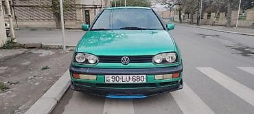 opel astra 98: Volkswagen Golf 3, 5 qapı, yaşıl rəng. - Motor: benzin, 4 silindr — 3