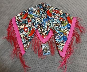 baş geyimi: Голубой 8 манат,малиновый с кошками 10 манат,новые с бирками. Məhsul — 3