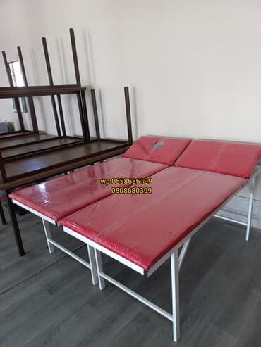 Kuşetkalar: Yeni, Kosmetoloji kuşetka, Qatlanmayan, rəng - Qırmızı