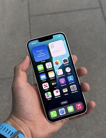 Elektronika: IPhone 13, 128 GB, Ağ, Zəmanət, Kredit, Simsiz şarj — 4