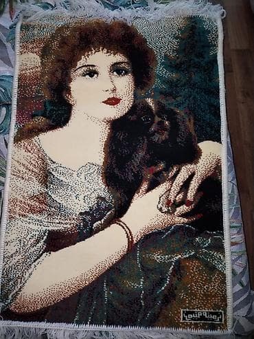 Дом и сад: Divar üçün dekorativ xalça – portret kompozisiyası 0503185563 (Afet — 1