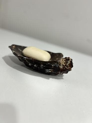 dipcek qablari: Keramika sabunqabı – dekorativ heyvan figuru - Material: şirəli — 6