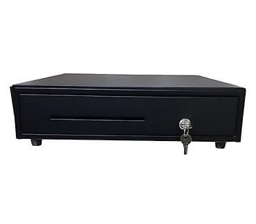 Dəftərlər: POS Kasssa çekmecəsi – metal, açarlı - Rəng: qara - Material: möhkəm — 2