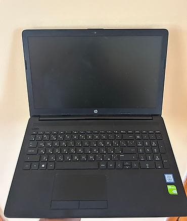 samsung mini notebook: HP noutbuk, qara rəngdə, klassik və işgüzar dizayna malik modeldir — 1