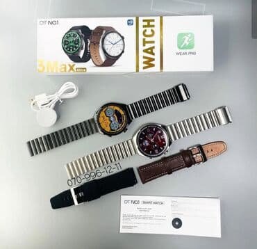 süd seperatoru: Yeni, Smart saat, Nabi, Sensor ekran, rəng - Qara — 7