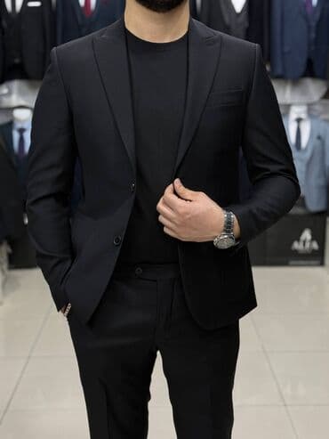 personaj geyimi: Kişi kostyum dəsti - Stil: Klassik, dar kəsim (slim fit) iki düyməli — 9