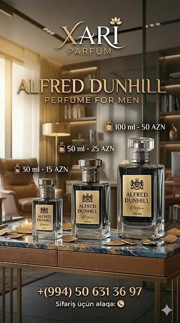 Xarı Parfum – Alfred Dunhill (Perfume for Men) • Həcm və qiymətlər: -