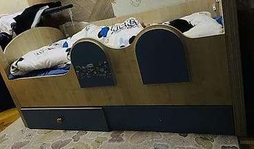 usag mebelleri: Oğlan və qız üçün, Çarpayı, Bazalı, Matras ilə, Siyirməli — 2