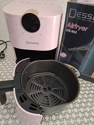 su kondisaner: Dessini DS-902 Airfryer və Silver buxarlı paltar ütüləyicisi dəsti 1) — 3