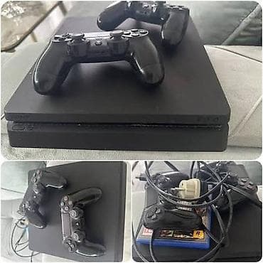 blu vidyo: Sony PlayStation 4 Slim oyun konsolu – qara rəng. Paket tərkibi: - — 1