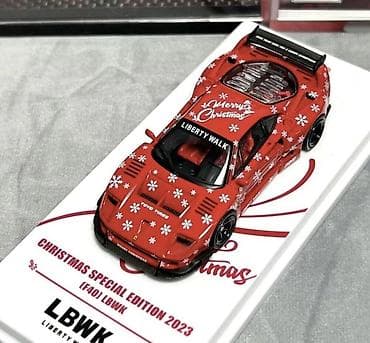 Avtomobil modelləri: INNO64 Ferrari F40 1:64 miqyaslı model avtomobil – LBWK F40 “Christmas — 3