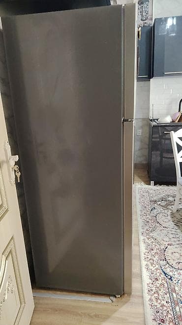 mitsubishi kondisioner satisi: Paslanmayan poladdan iki kameralı soyuducu. - Üstdə dondurucu bölmə — 2