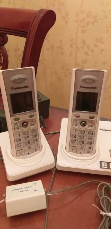 vip nomre: Stasionar telefon Panasonic, Simsiz, İşlənmiş — 4