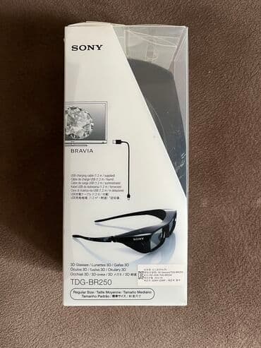 Xbox 360 & Xbox: 3D eynəklər. Təzə. Model: Sony TDG-BR250 — 3