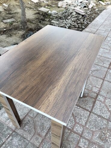 metbex ucun masa: Mətbəx masası, Yeni, Açılmayan, Laminat, Dördbucaq masa — 4