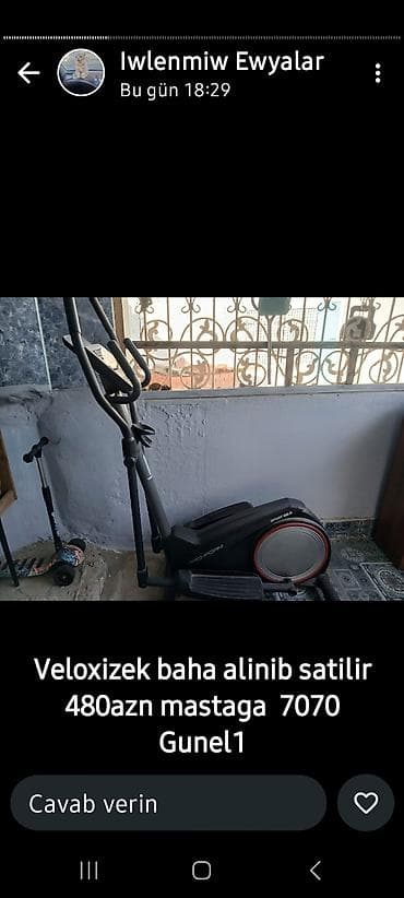 28lik velosipedlər: ProForm Sport E 2.0 model velosiped trenajoru. Bu trenajor evdə — 3