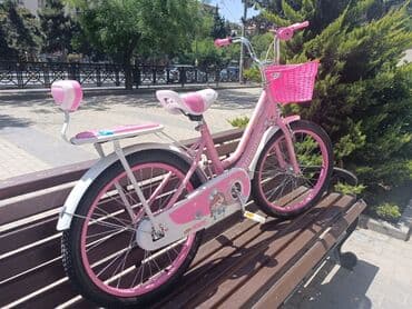 qızlar üçün hədiyyələr: Yeni İki təkərli Uşaq velosipedi 12", sürətlərin sayı: 1, Ünvandan götürmə — 8