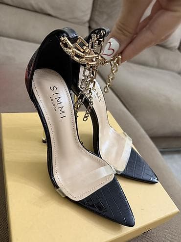 SIMMI London qadın stilettosu - Model: sivri burunlu, yüksək topuqlu — 2