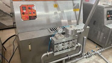 i̇stehsal avadanlığı: Bu sənaye homogenizatoru müxtəlif süd maye məhsulların qarışdırılması — 4