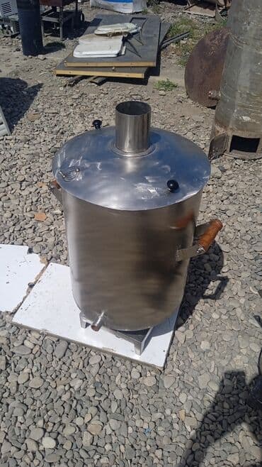samovar qədimi: Новый Дровяной Самовар, Более 10 л, Самовывоз — 3