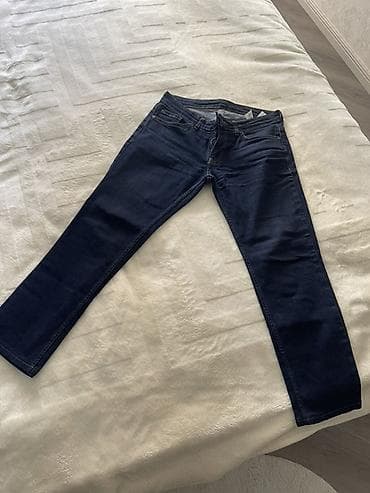 first class: ALİNYILDIZ Classics kişi cins şalvarı - Rəng: tünd mavi (indigo) - — 3