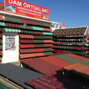 şiferin qiymeti: Metal dam örtükləri, Pulsuz çatdırılma — 5