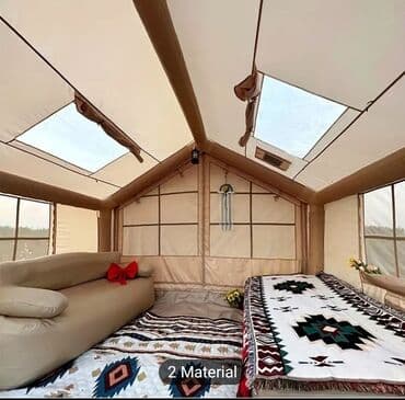 CD, DVD disklər və kassetlər: 300*250*200cm 7.5m² Şişmə çadır Nasos Çanta Dəmir İp 6-8 nəfərlik — 8