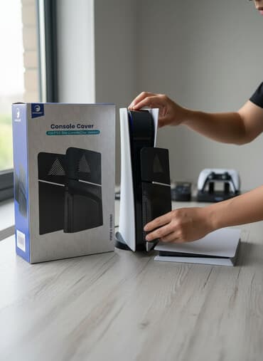 playstation 4 al: Məhsul: Honscam Console Cover – PS5 Slim (Disk versiyası) üçün - — 1