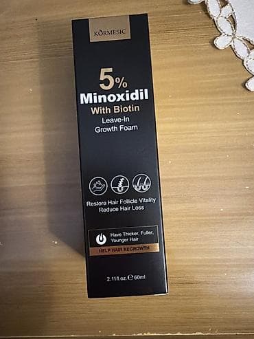 Kormesic 5% Minoxidil With Biotin – Leave-In Growth Foam, 60 ml - — 4