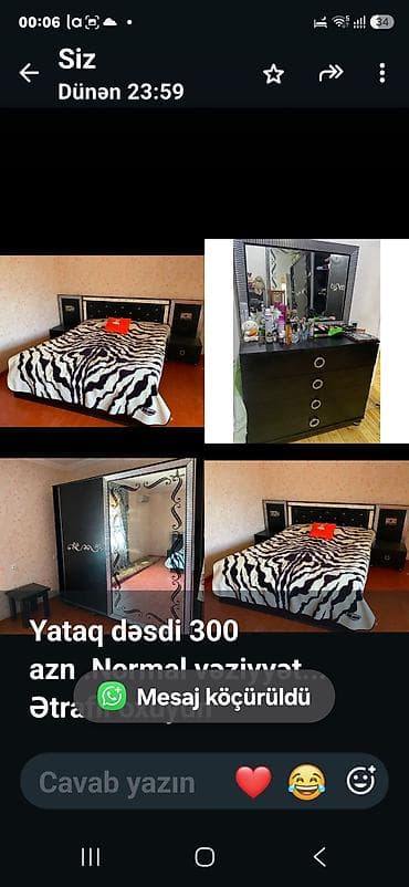 Yataq dəsdi 300 azn .Normal vəziyyətdədi .Ünvan Binə sovxoz 4202yy lalafo.az -da Yataq dəsdi 300 azn .Normal vəziyyətdədi .Ünvan Binə sovxoz 4202yy