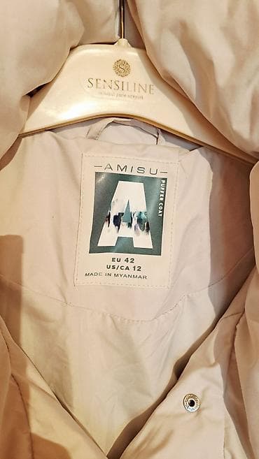 sederek paltolar: AMISU Puffer Coat – qadınlar üçün uzun şişmə palto kopya şekildeki — 6