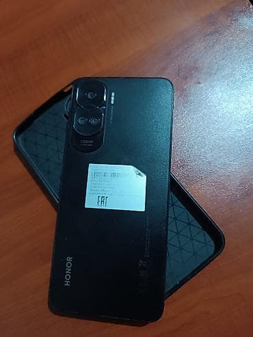 telefon ucun printer: Honor 90 Lite, 256 GB, rəng - Qara, Barmaq izi — 2