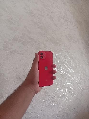 apple notebook: IPhone 12, 128 GB, Qırmızı, Face ID — 1