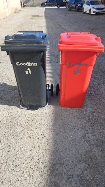 Biznes üçün program təminatı: Məişət Tullantı qutuları. 20 lt den 1100 lt qeder movcuddur. Plastik — 13