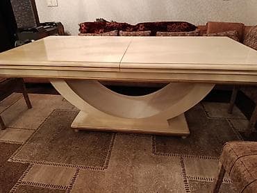 oturaca: Qonaq masası, Açılan, MDF, Dördbucaq masa — 7