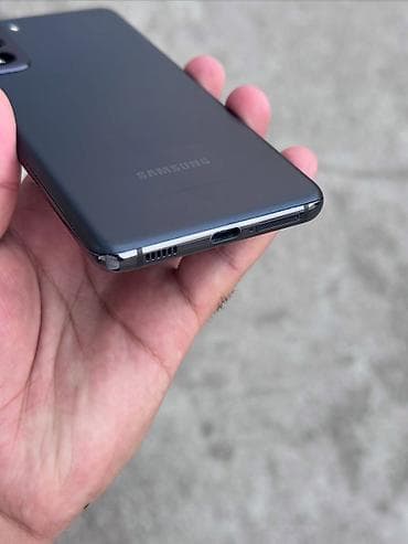 ev telefonlari: Samsung Galaxy S21, 256 GB, rəng - Qara, Barmaq izi — 3