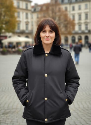 kişi üçün gödəkçə köynək: Kurtka, Bolonka, Qış — 1