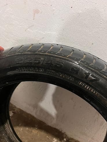 pirus disk: Avtomobil şini – 225/45 R17 91W, radial, tubeless. - Ölçü: 225/45 R17 — 1